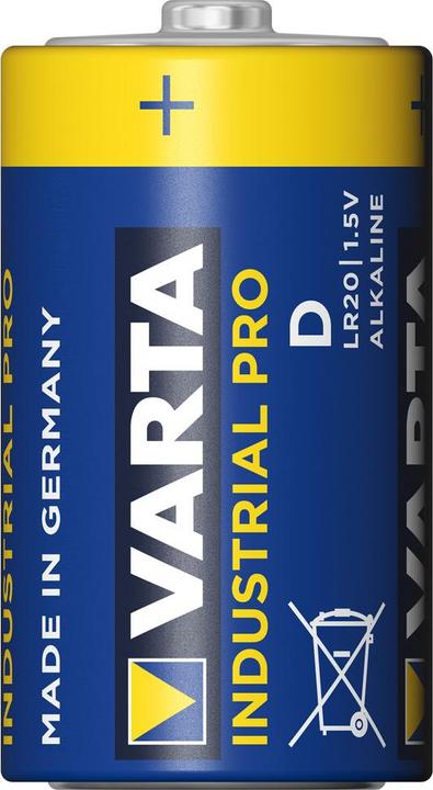 Actual product image Varta Industrial Pro, alkaline battery, type Mono D / LR20, 1.5 V (1 pcs., D, 17 mAh)