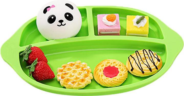 Actual product image Haakaa Silicone Divided Plate- Rust