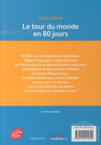 Image du produit Le tour du monde en 80 jours (Français, Verne, Jules, 2014)