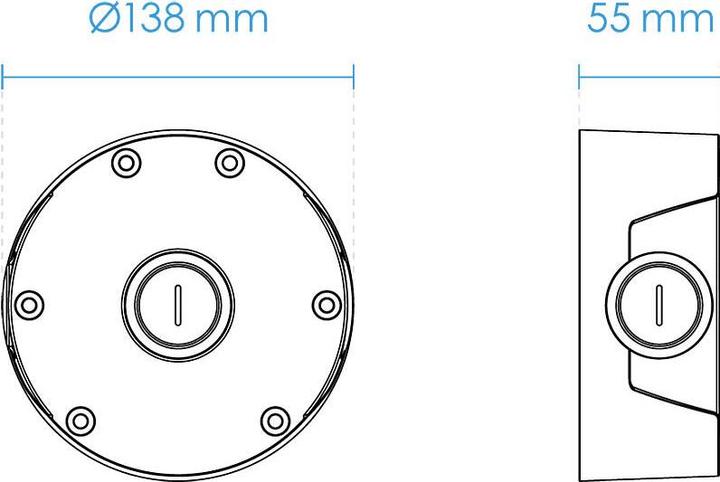 Productafbeelding Vivotek AM-71B Camera-aansluitdoos (Montageset)