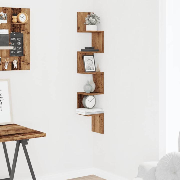 Produktbild VidaXL Wand-Eckregal (20 x 20 x 127.5 cm)