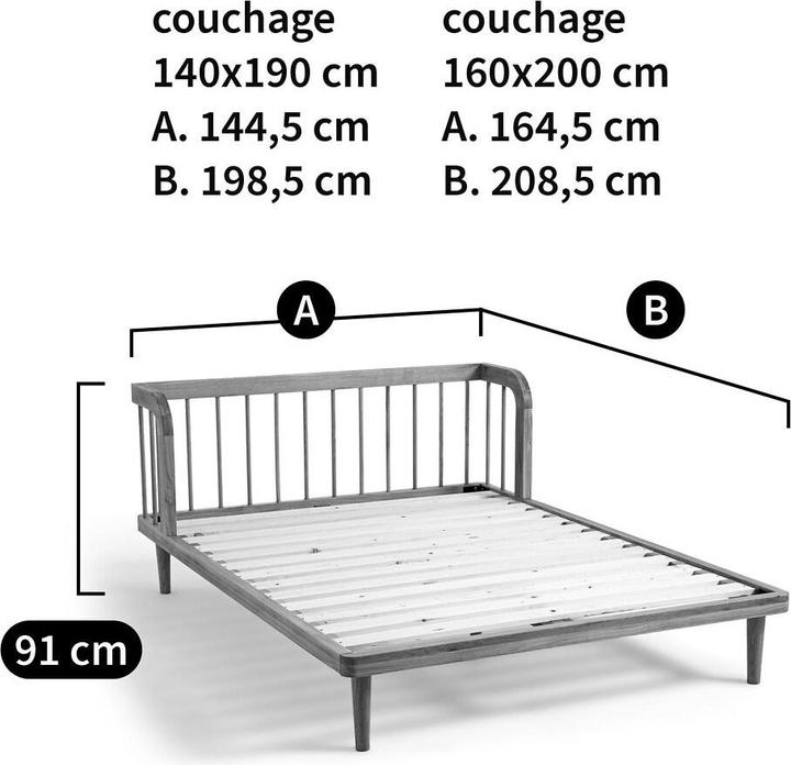 Produktbild La Redoute Interieurs Matea (160 x 200 cm)