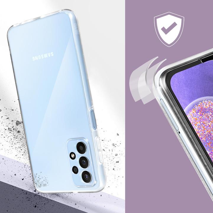 Actual product image Avizar Front and back protective cover, Full Cover Series (Samsung Galaxy A23 5G)