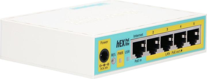 Produktbild MikroTik VPN-Router hEX PoE lite RB750UPR2