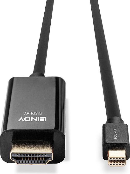 Produktbild Lindy Mini DisplayPort — HDMI (Typ A) (1 m, DisplayPort, HDMI)