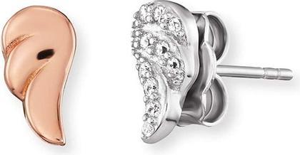Engelsrufer ymmetric bicolor stud earrings Wingduo ERE-2WING-ZIBIR (L)