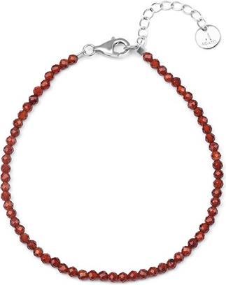 Agato Womens Mineral Bracelet With Carnelian Pol-B15/21l