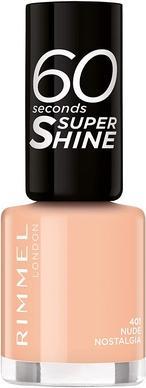 Rimmel London 60 Seconds Super Shine (401 Nude Nostalgia, Farblack)