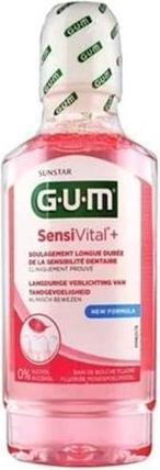 Immagine prodotto Sunstar Gum 6080 Gum SENSIVITAL Collutorio 500ml per uso quotidiano Nero Standard (500 ml, Collutorio)