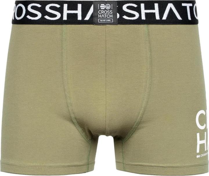 Actual product image Crosshatch Mens Gridline Boxer Shorts (Pack of 3) (L, pack of 3)
