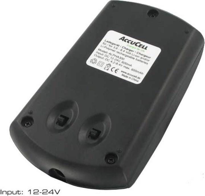 Immagine prodotto AccuCell Schnell-Ladegerät passend für den Sony NP-BJ1 Akku passend für die Sony DSC-RX0 Ultrakompakte Kamera (Caricabatterie per fotocamere)