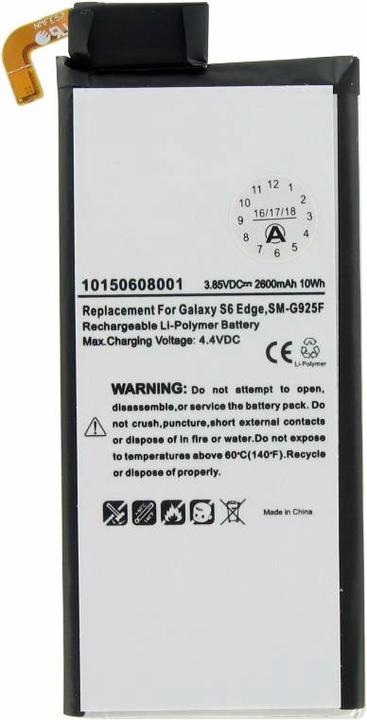 Actual product image Samsung Akku Galaxy S6 Edge EB-BG925ABE