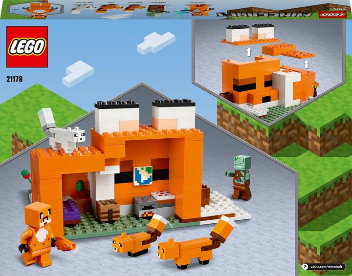Actual product image LEGO The Fox Lodge (21178, LEGO Minecraft)