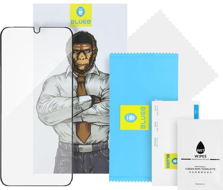 Actual product image Strong Other Blueo 5D Mr. Monkey Glass - Apple iPhone 13 Pro Max black ( HD)