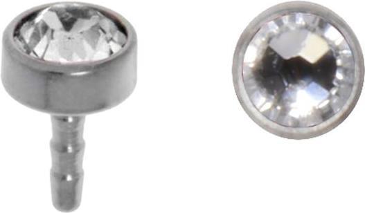Actual product image Bijouteria internal piercing (Titanium, Crystal)