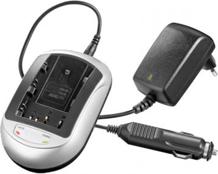 Actual product image AccuCell Quick charger suitable for Sony NP-FM50, -FM70 (Camera battery charger)