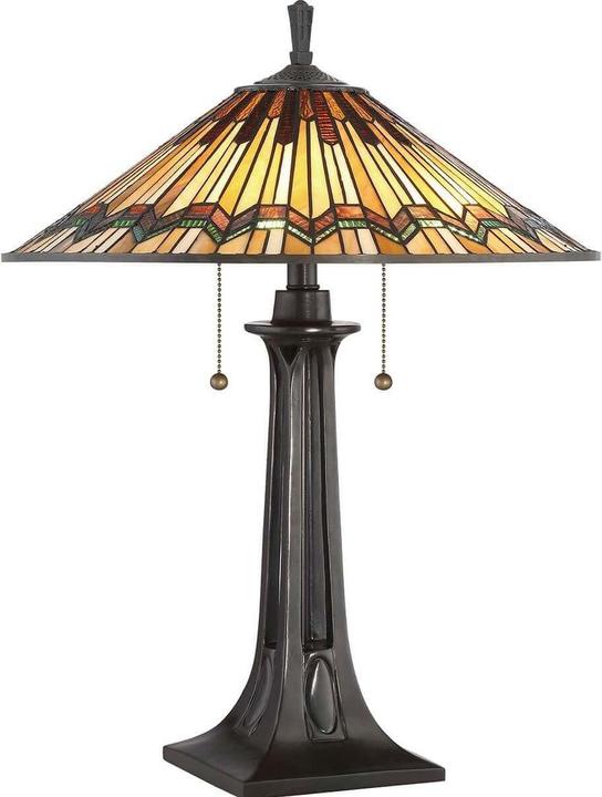 Immagine prodotto Elstead Lighting Alcott lampada da tavolo E27 a 2 pieghe Valiant Bronze (E27)