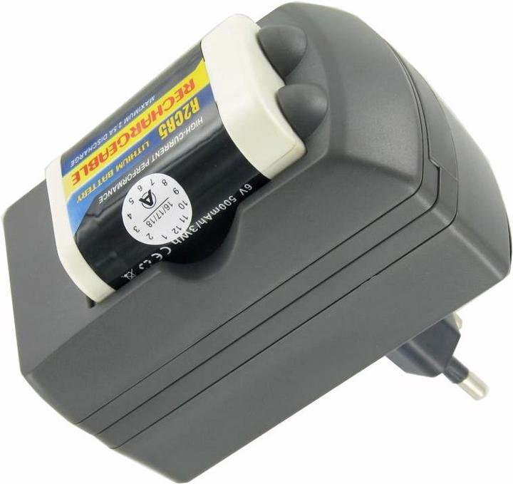Actual product image AccuCell Akku 2CR5, Typ 2-CR5, 2CR5M (Camera battery charger)