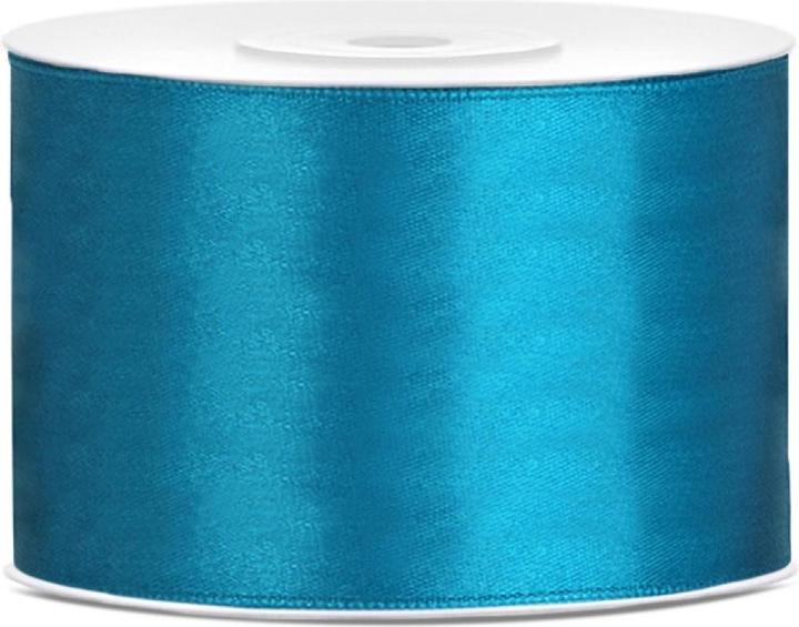 Productafbeelding Partydeco Satijn lint 50mm turkoois (25m)