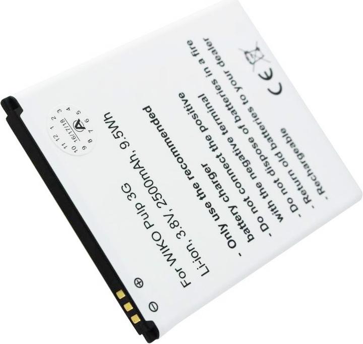 Immagine prodotto Wiko Akku Pulp FAB 3G, Pulp FAB 4G Akku 5251 (Accumulatore di carica elettrica, Wiko Pulp Fab)