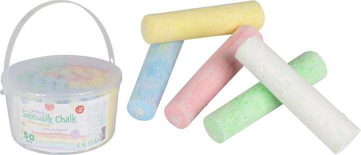 Champ Jumbo Strassenkreide, 50 Stück (Mehrfarbig, 50 x)