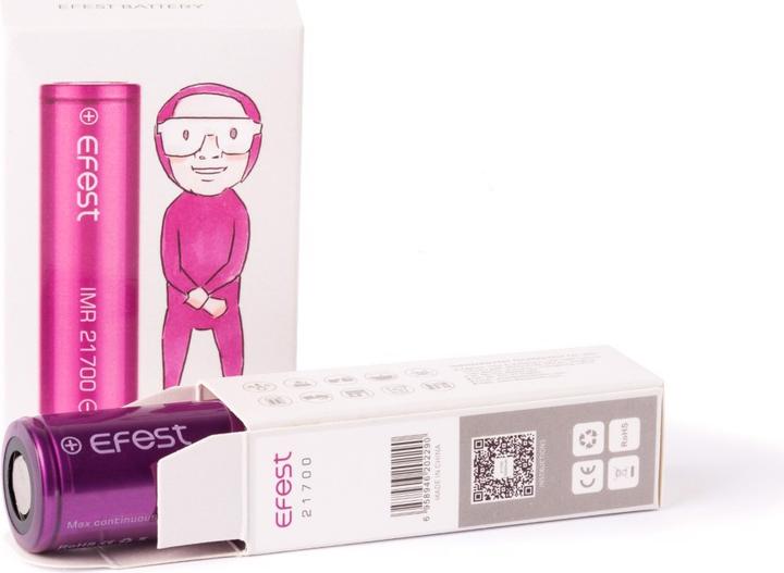 Actual product image Efest Battery IMR21700, 30A (1 pcs., 21700, 4000 mAh)