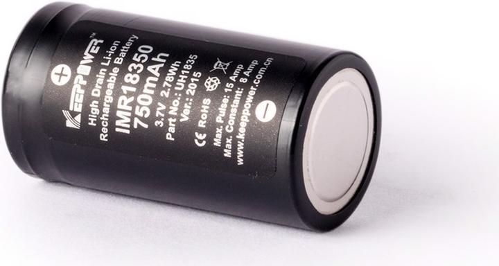Immagine prodotto Keeppower Akku IMR18350 (1 pz., 18350, 750 mAh)