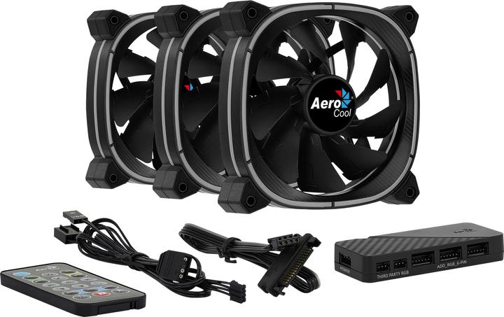 Produktbild AeroCool Astro 12 Pro 3 Pack Case Fans (120 mm, 3 x)