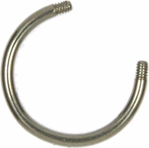 Actual product image Bijouteria 1.2mm Titanium piercing part (Titanium)