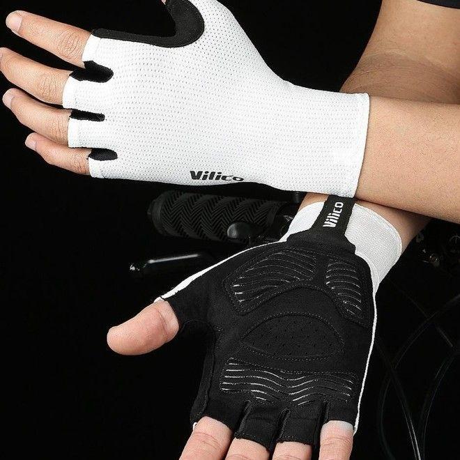Actual product image Mu Sport Velohandschuhe mit atmungsaktivem Mesh-Gewebe (L)