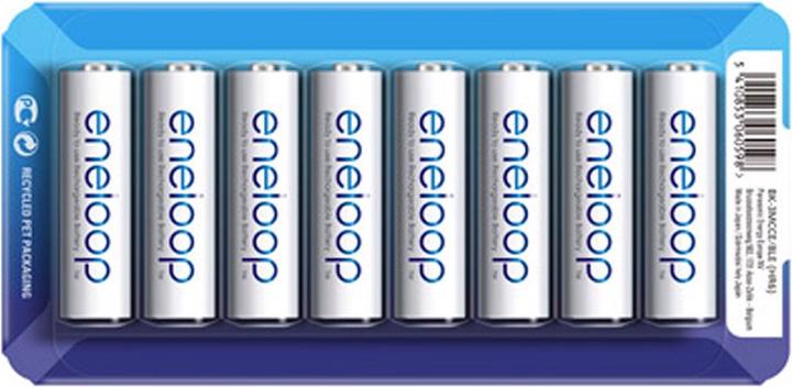 Actual product image Panasonic Rechargeable battery Mignon/AA HR-3UTGA 8-pack, 2-pack AccuBox (8 pcs., AA, 2000 mAh)