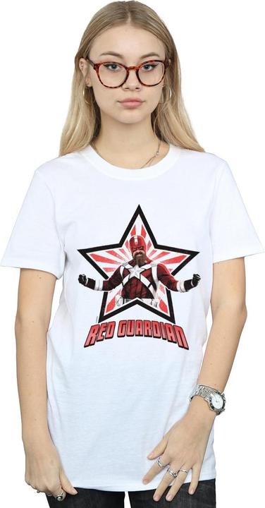 Produktbild Schwarze Witwe Film Rot Wächterstern Baumwolle Boyfriend TShirt (4XL)