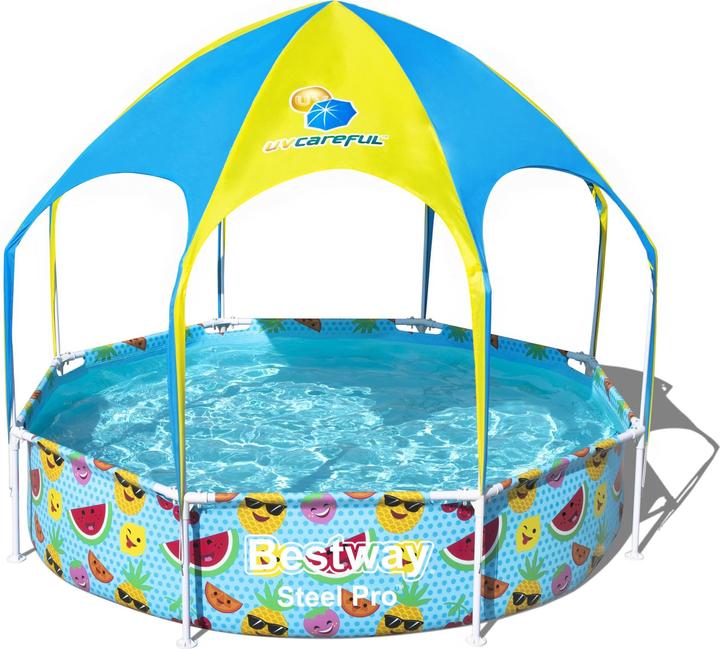 Bestway Steel Pro Pool mit UV-Sonnenschutz