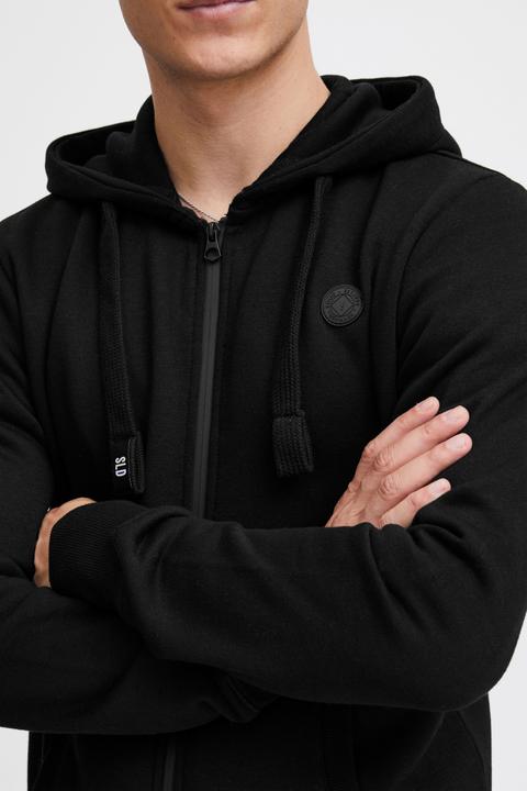 Image du produit Solid Bene Zip Veste Sweat Hoodie Homme Avec Capuche Fermeteur Eclaire Et Interieur Polaire (XL)