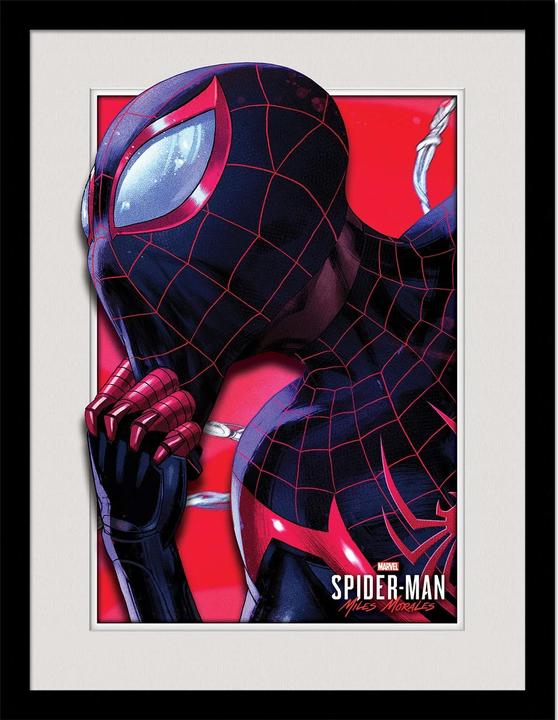Image du produit Spiderman - Poster encadré MILES MORALES (40 x 30 cm)