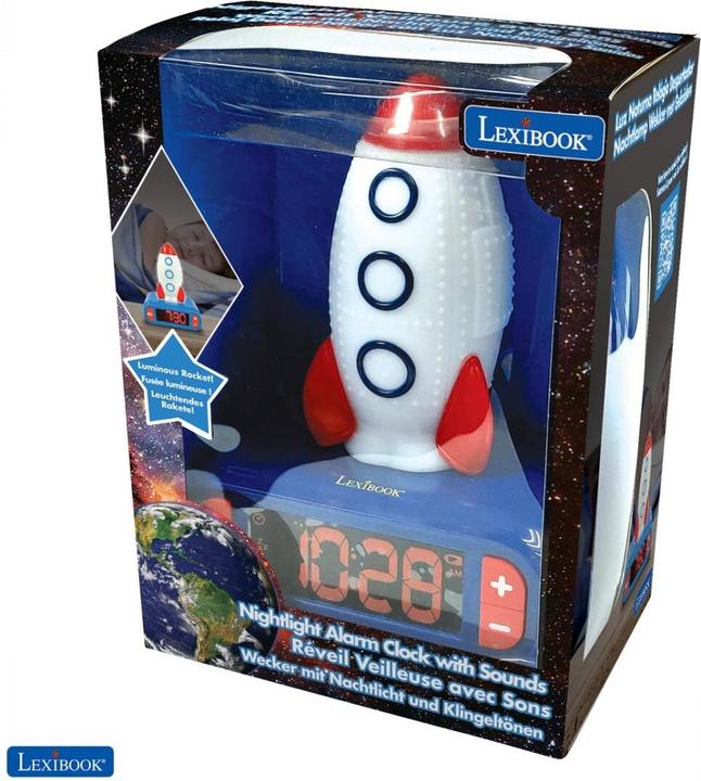 Actual product image Lexibook Rocket alarm clock