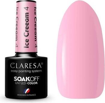Produktbild Claresa Eiscreme UV-Nagellack 5ml - 4er-Pack (Rosa, Farblack)