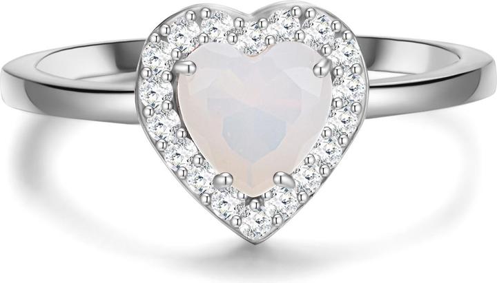 Actual product image Glanzstücke München Ladies Sterling Silver Moonstone (synth.) silver - 29970 (56, 925 Silver)