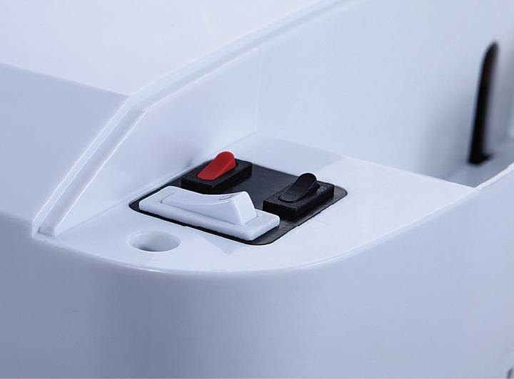 Image du produit Impeco Sèche-mains à capteurs Jet plastic white 1850 W Filtre HEPA (en option), interrupteur