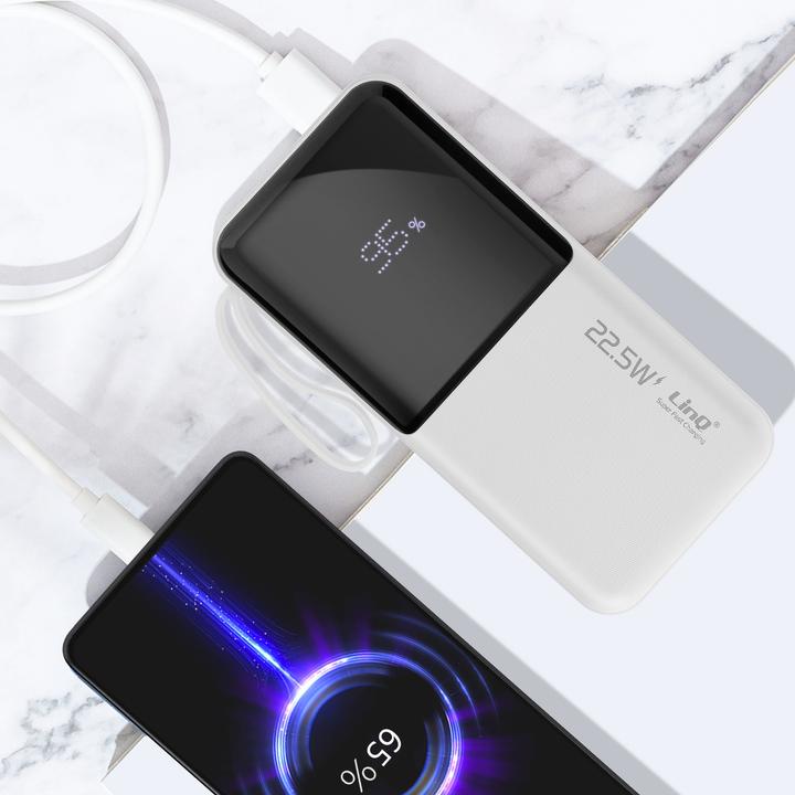 Actual product image LinQ 10,000mAh power bank + Lightning / USB-C cable (10000 mAh)