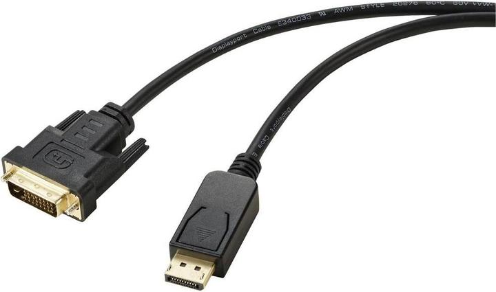 Actual product image Renkforce DisplayPort — DVI (1.80 m, DVI, DisplayPort)