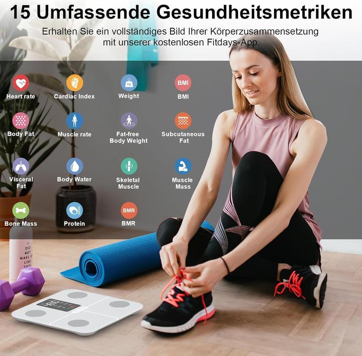 Immagine prodotto Healthkeep Digitale Körperfettwaage (180 kg)