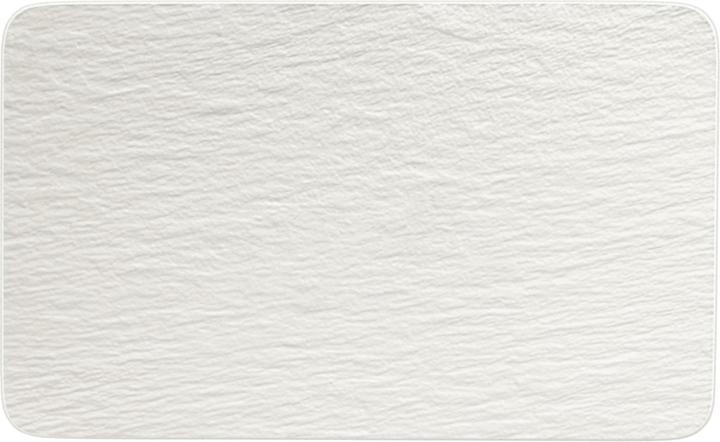 Multifunktionsteller rechteckig Manufacture Rock blanc