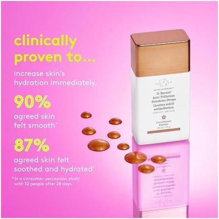 Actual product image Drunk Elephant D-Bronzi™ Anti-Pollution Sunshine Drops (30 ml, Face ampoule)