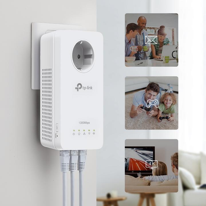 Actual product image TP-Link Powerline PGW2440 KIT Powerline Kit (1428 Mbit/s)