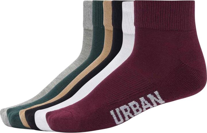 Urban Classics High Sneaker Socks 6-Pack