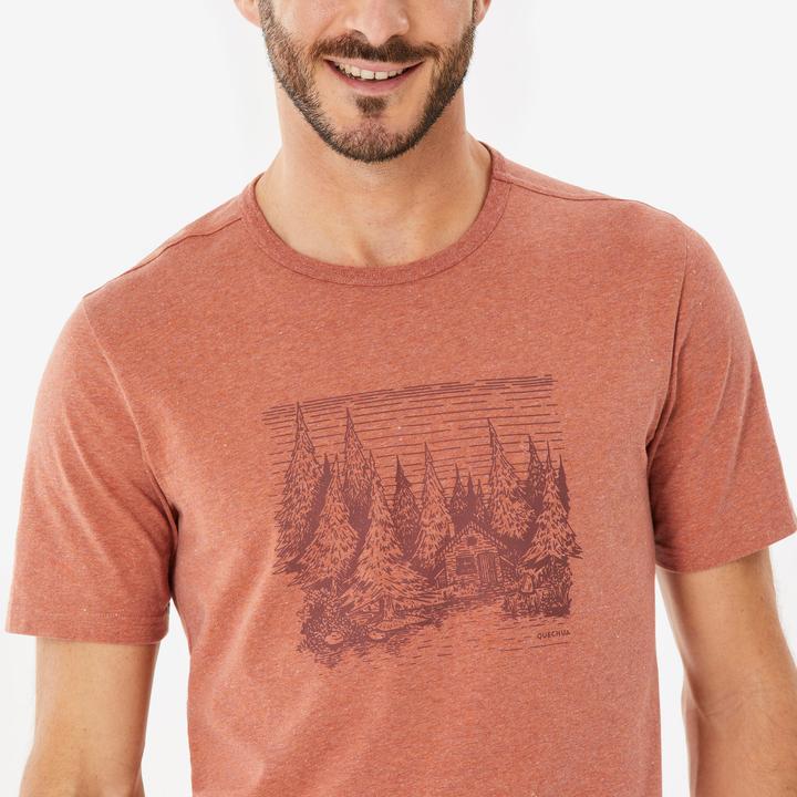 Actual product image Quechua Wandershirt Herren - NH100 braun (4XL)