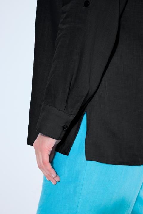Produktbild Ulla Popken Bluse, Leinen, offener Kragen, Langarm (42, 44)
