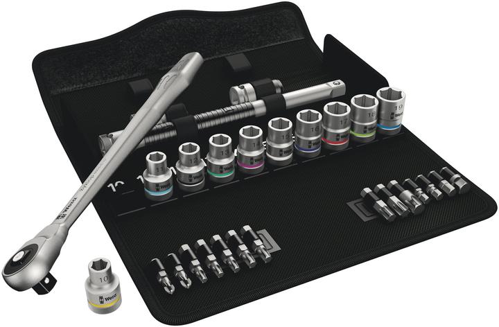 Wera 8100 SC 7 Zyklop Metal-Knarrensatz (19 mm, 12 mm, 14 mm, 16 mm, 10  mm, 18 mm, 17 mm, 11 mm, 15 mm, 13 mm)