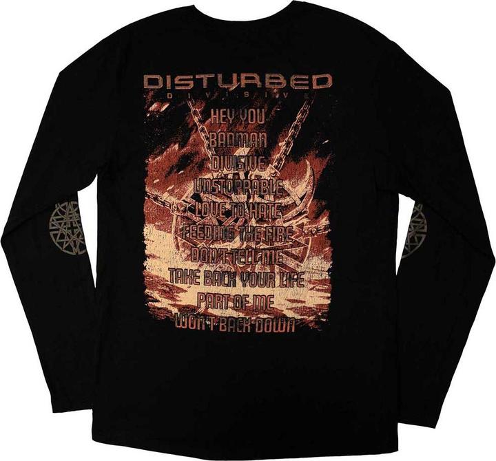 Produktbild Disturbed European Tour '23 Divisive TShirt Langärmlig (M)